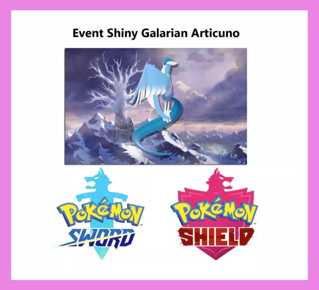 Galarian Moltres Shiny 6IVs Galar Event - Pokemon Sword & Shield