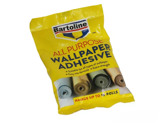 10 Roll Wallpaper Paste All Purpose Super Strong Stick Adhesive Glue 12  Pint Pk