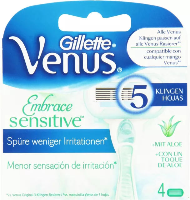 Gillette Venus Embrace Sensitive Rasierklingen 8 Stück