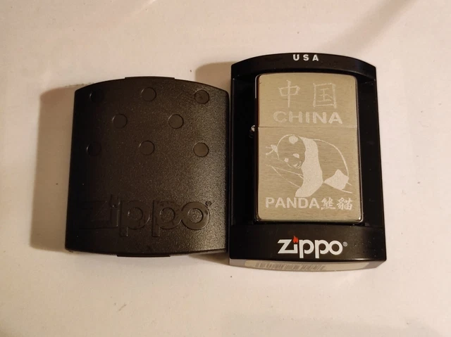 Zippo 56245 Panda Lighter Case - No Inside Guts Insert