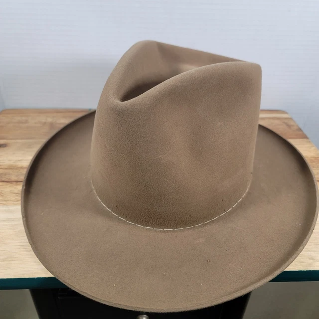 NEIMAN MARCUS CHURCHILL Cowboy Hat - Beaver - Size 7 1/2  display picture 1