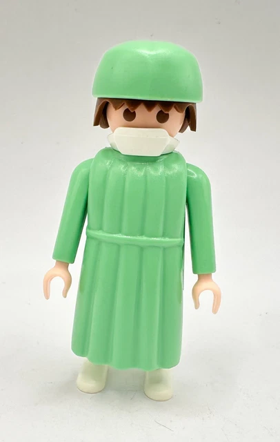 PLAYMOBIL FIGURA HOMBRE Quirófano Doctor/Enfermera Con Vestido y