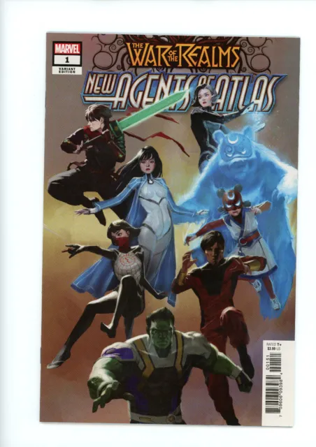 2019 Marvel Comics War of the Realms New Agents of Atlas #1 Park Variant 1:25