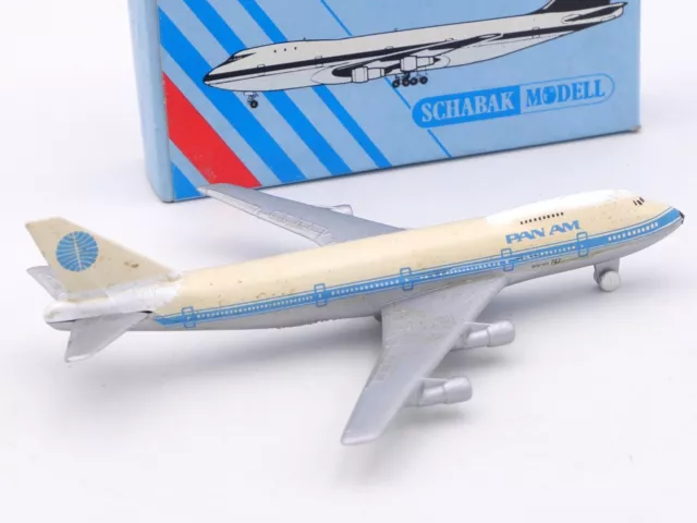 Schabak 1/600 Boeing 747 B Pan Am Pan American #901/7 Avec Sa Boite 3