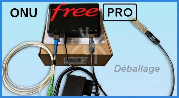 Boitier Fibre Optique ONU V2 FREEBOX Convertisseur ONU V2 - Freebox