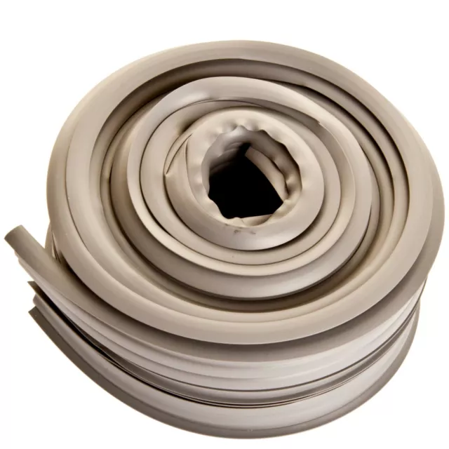 New Garage Roller Door Steel-Line Weather Seal Genuine Grey - 1 Metre Length