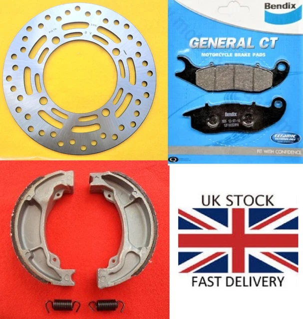 Honda PCX 125 / WW125 2018 2019 2020 FRONT BRAKE DISC & BRAKE PAD& REAR SHOE SET