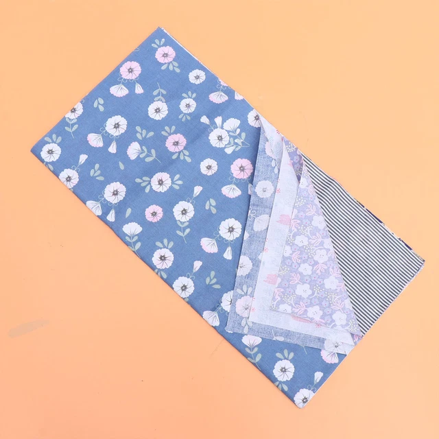 7 PCS Baby Patchwork Cloth DIY Fabric Craft Cotton Quilting Squares