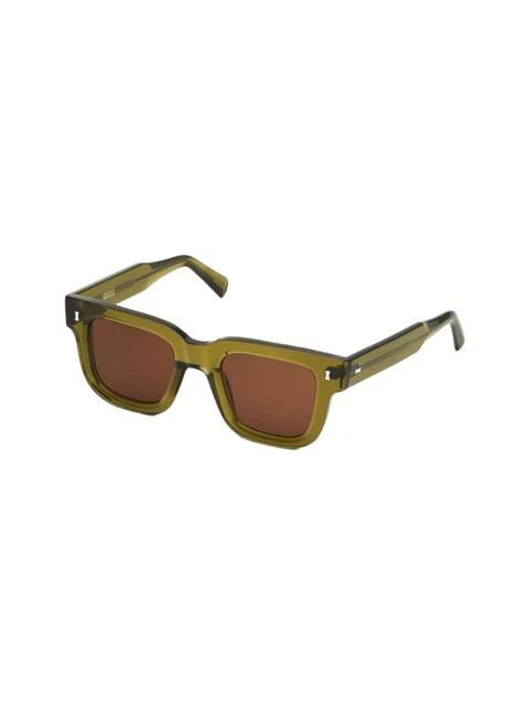 occhiali da sole brand CUBITTS mod PLENDER crystal green KHA super authentic