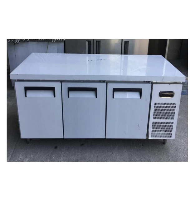 under counter 3 door cooler and Prep table
