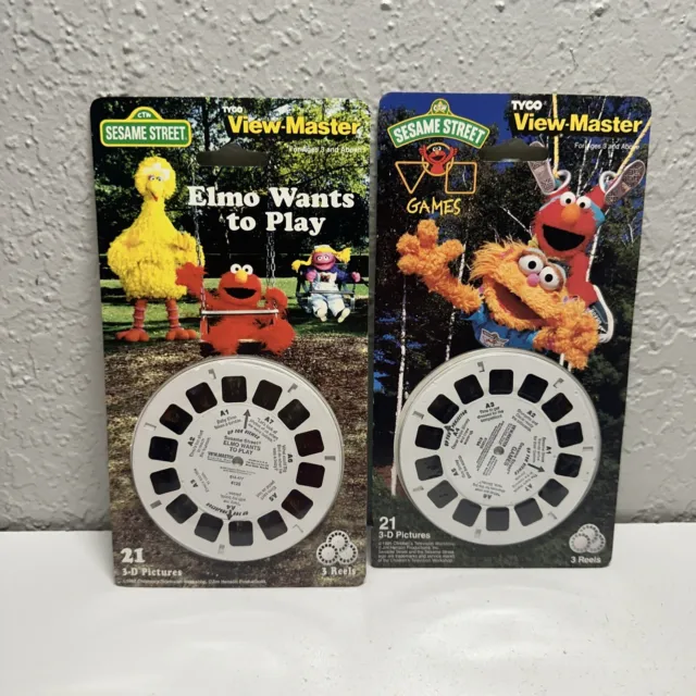 Sesame Street  3D View-Master Bundle Of 2