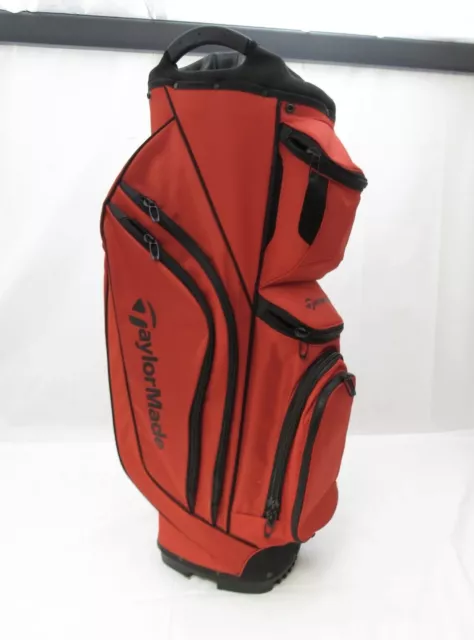 New TaylorMade Supreme Cart Golf Bag Red Black Supreme Golfbag TaylorMade USA New TaylorMade Supreme Cart Golf Bag Red Black Supreme Golfbag TaylorMade USA