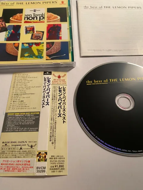 The Lemon Pipers CD 1998 The Best Of - Japan Press + OBI 21 Tracks *LIKE NEW*
