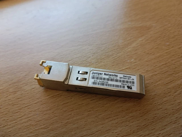 JUNIPER NETWORKS 740-013111 Rev 02 1000Base-T Transceiver Module SFP ...