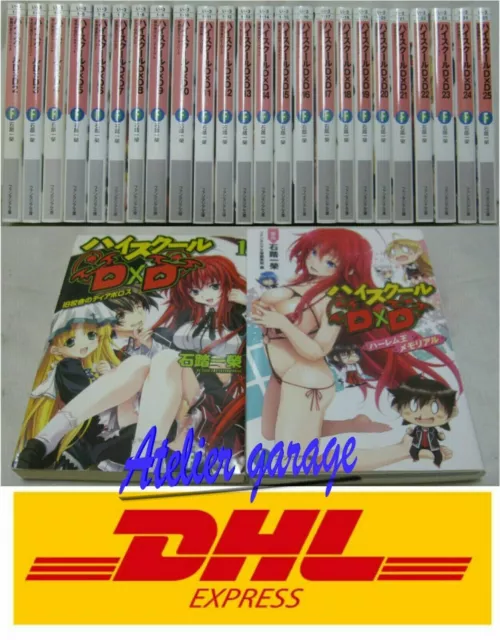 USED High School DxD Novel Vol.1-25+Manga Vol.1-11+2 38 Set Japanese