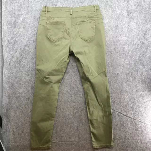 Joe Boxer Jeans Juniors Size 13 Faded Green Push Up Skinny Fit Denim Stretch