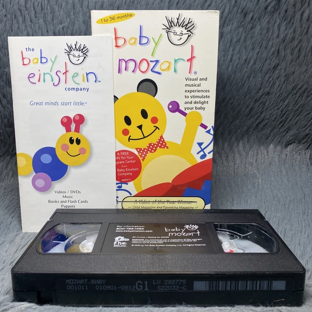 Disney baby einstein baby mozart vhs video tape music infant learning