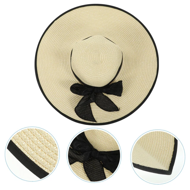 Chapeau Fantaisie Haut De Gamme Pour Femme - Blanc, Tissu, Taille 30x30x9cm, Neuf Avec Étiquettes