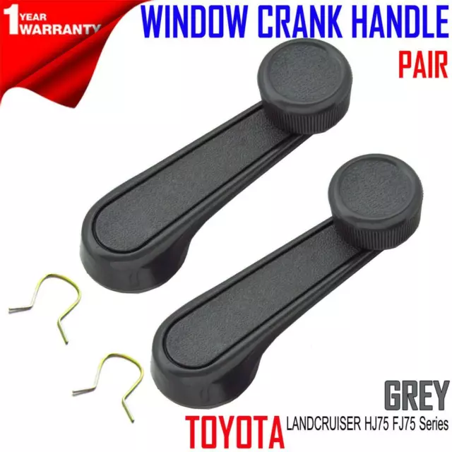 FOR Toyota Landcruiser HJ75 FJ75 Window Winder Handle Grey HZJ75  LJ70  PZJ70