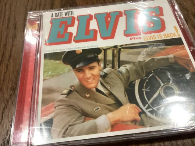 elvis presley a date with elvis and elvis is back cd new and sealed