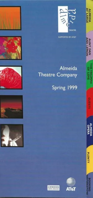 ALMEIDA  Spring 1999 BOOKLET Cate Blanchett Miranda Richardson Irene Worth