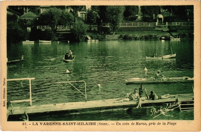 CPA La Varenne Un coin de Marne,pris de la Plage FRANCE (1339611)