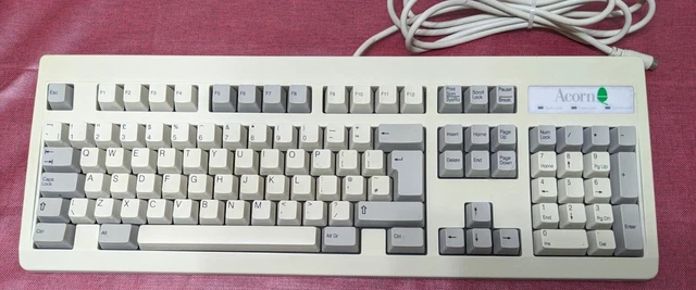 TECLADO ACORN RISC PC A7000 limpio desinfectado probado y funcionando ...
