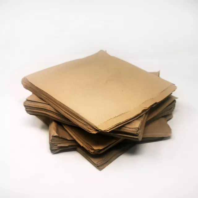 Biodegradable Paper Bags Brown Kraft Bag For Sweets Food Sandwiches Grocery Gift