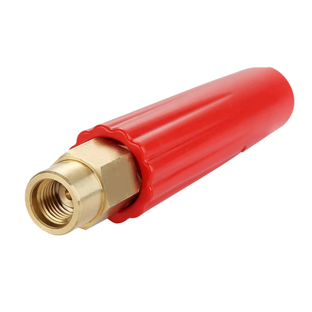 2 Buses De Nettoyeur Haute Pression 25° - 1/4" NPT Mâle, Acier Inox, Orifice 1.514mm, Max 4000 PSI