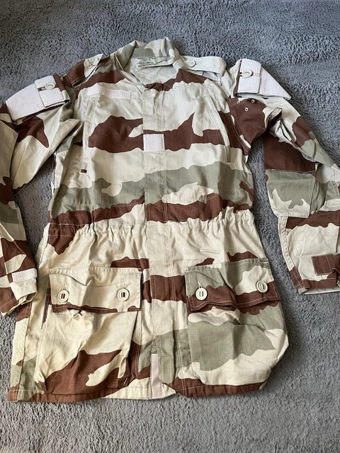 Genuine French Army Feline T4 S2 Combat Jacket – Desert Camo – Men's Sizes XS To L – France Military Surplus