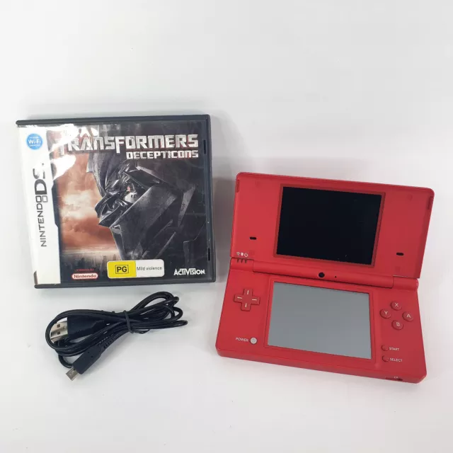 Nintendo DSi Console w/ Charger Tested Working Read, Matte Red