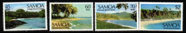 Samoa Sg749/52 1987 Deep Ocean Fishes Mnh