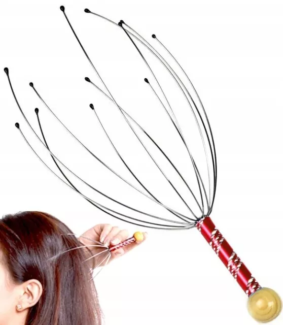 Head Hair Held Scalp Neck Equipment Stress Release Relax Massager