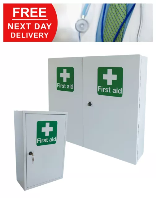 Lockable Metal First Aid Kit Cabinet