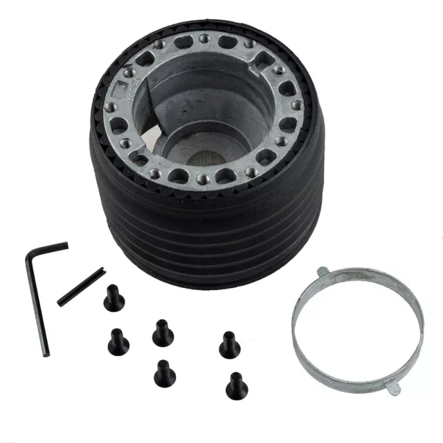 Black Steering Wheel Hub Adapter Boss Kit Fit For Land Rover Defender 36 Spline