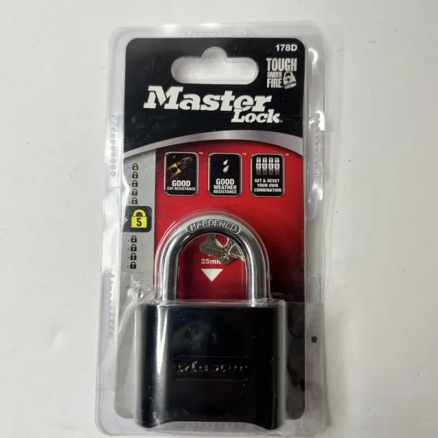 Master Lock 178D Set Your Own Combination Lock