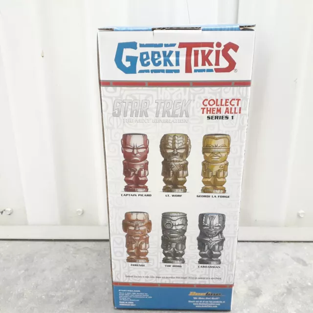 STAR TREK Next Generation Geeki Tikis Series One COMPLETE SET Of 6 3