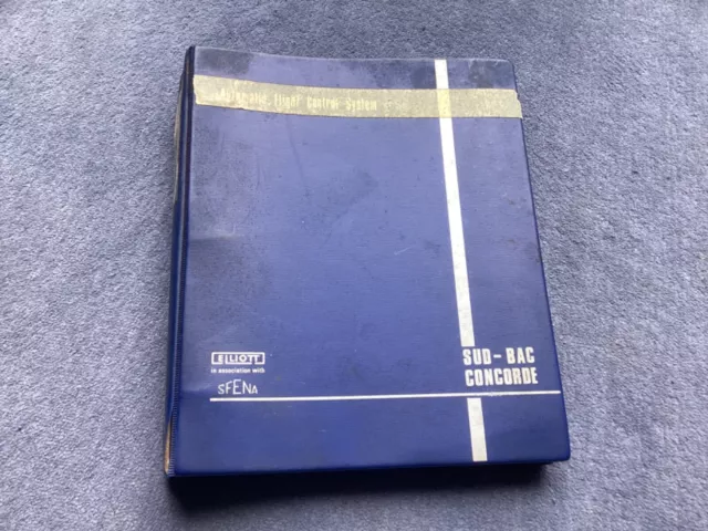 BAC Sud Aviation Original Concorde Maintenance Manuals Chapters 75-78 1975 Rare