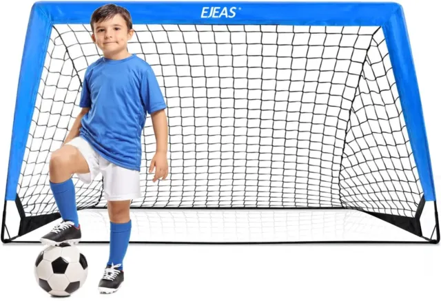 EJEAS Football Net Pop up Football Goal Post for Kids Football Training 1 pack