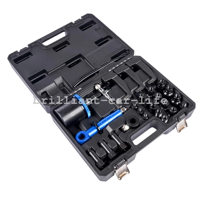Kit Extracteur D'injecteurs Diesel Pneumatique RUIZHI 21 Pièces - Avec 19 Adaptateurs Pour Bosch, Delphi, Denso, Siemens