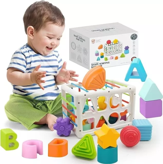 Baby Montessori Spielzeug ab 1 Jahr, Sensorische Spielzeug Vorschule Geschenk