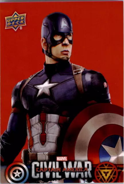B4188- 2016 Upper Deck Capitán América Guerra Civil -tú Pick 10 + Libre Eeuu