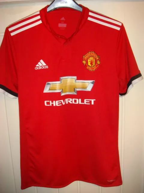 Manchester United Adidas Home Football Shirt Man Utd - 2017/18 - Medium-T30