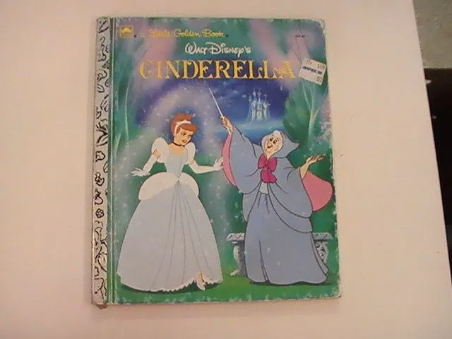 A Little Golden Book Walt Disney's Cinderella 1986 Edition Very Good Condition