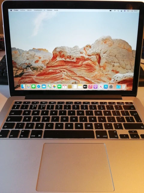 Portátil Apple Macbook Pro "13 Retina i5 2.4Ghz 4Gb Ram 120GB SSD Big Sur