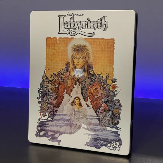 LABYRINTH 4K + Blu Ray Steelbook 30Th Anniversary Great Condition