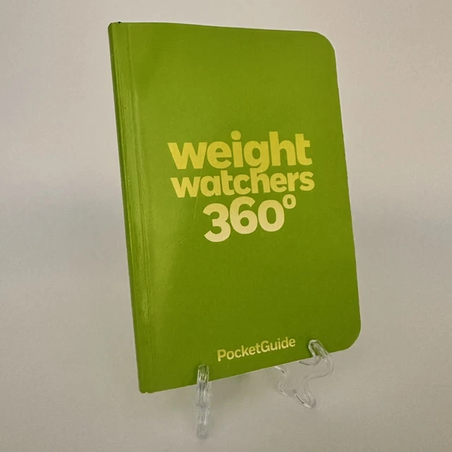 Folleto de Libro de Guía de Bolsillo 360 de Weight Watchers PointsPlus de la Segunda Guerra Mundial