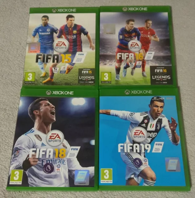 Xbox One Fifa Bundle / FIFA 15 - 16 - 18 - 19
