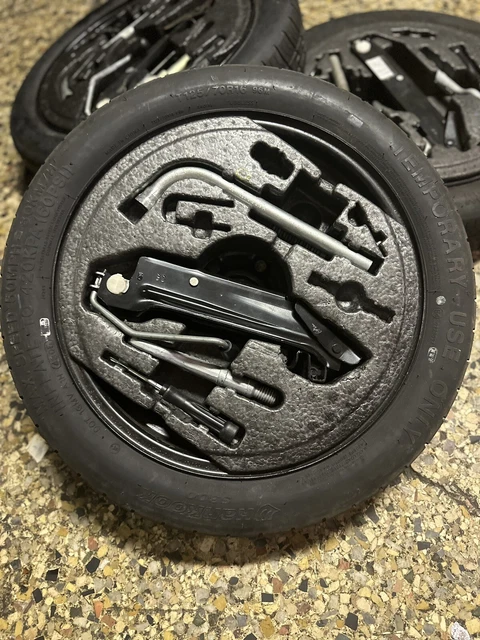 Kit Roue De Secours 17 Pouces Pour Audi A3 A4 A5 Q2 TT - Avec Cric, Clé Et Sac - Galette Acier