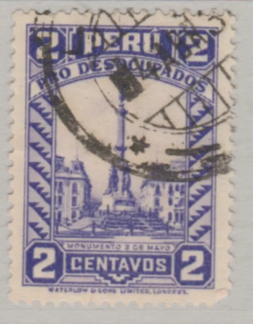 Peru Postal Tax 1933-35 2c Used South America A18P12F957